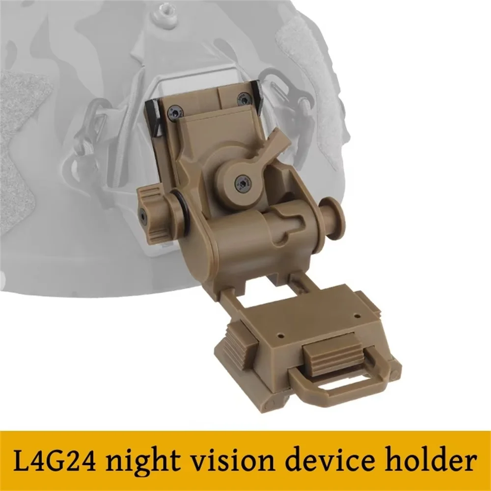 L4G24 NVG 망원경 헬멧 마운트 덤퍼 나일론 플라스틱 전술 헬멧 마운트 L4G24 PVS15 PVS18 GPNVG18 야간 투시경 브래킷