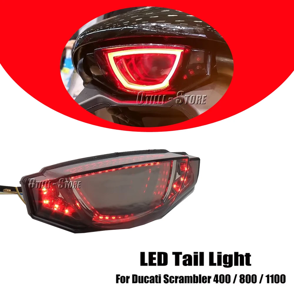 

Scrambler 400 Rear Tail Light Brake Turn Signal Integrated LED Taillight New Motorcycle For Ducati SCRAMBLER 800 1100