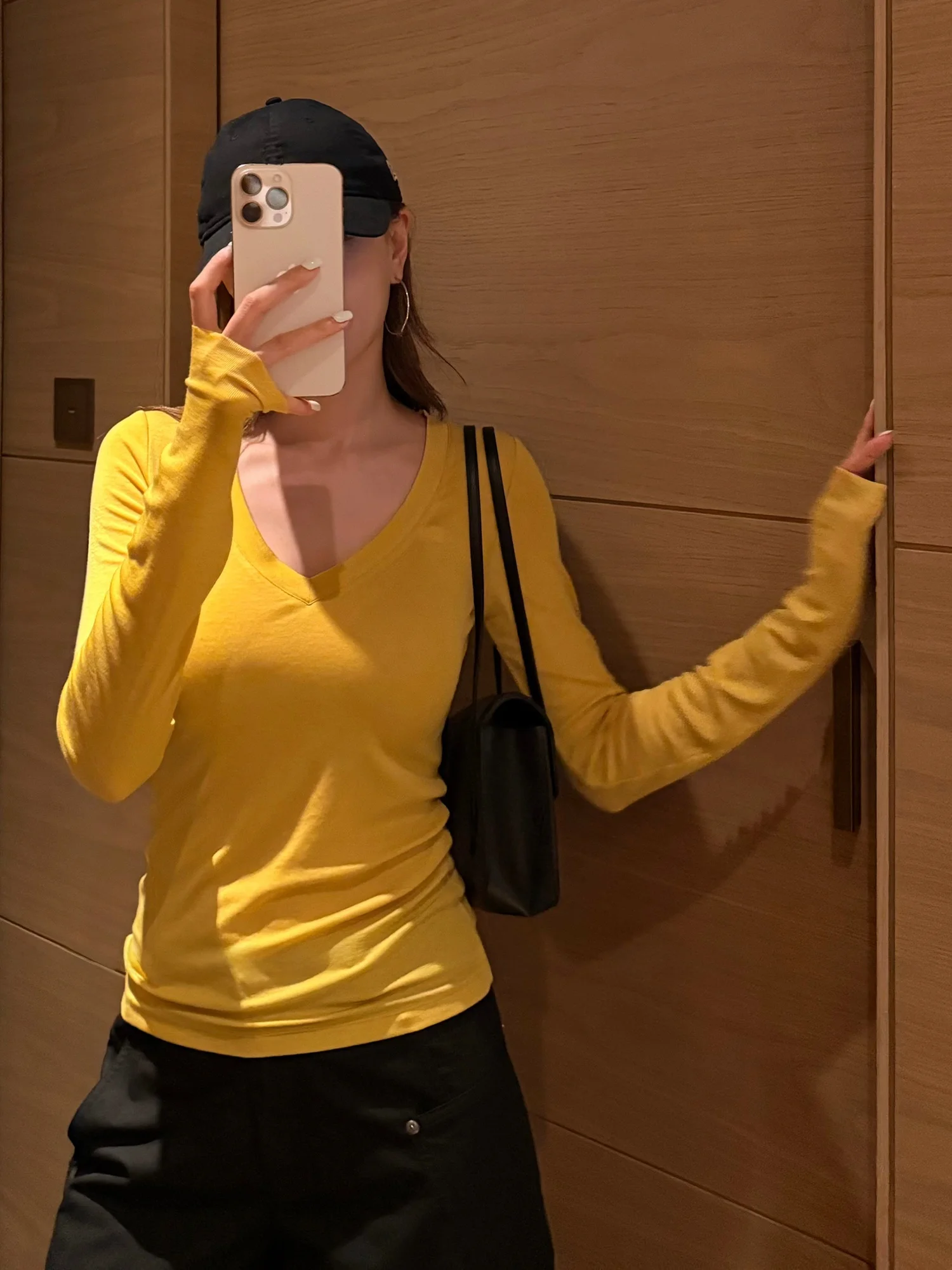 

Женская футболка с длинным рукавом MBNLF Qin Lei из шерсти и шелка, индивидуальный дизайн, весенняя мода, минималистичный стиль XMXSY4048