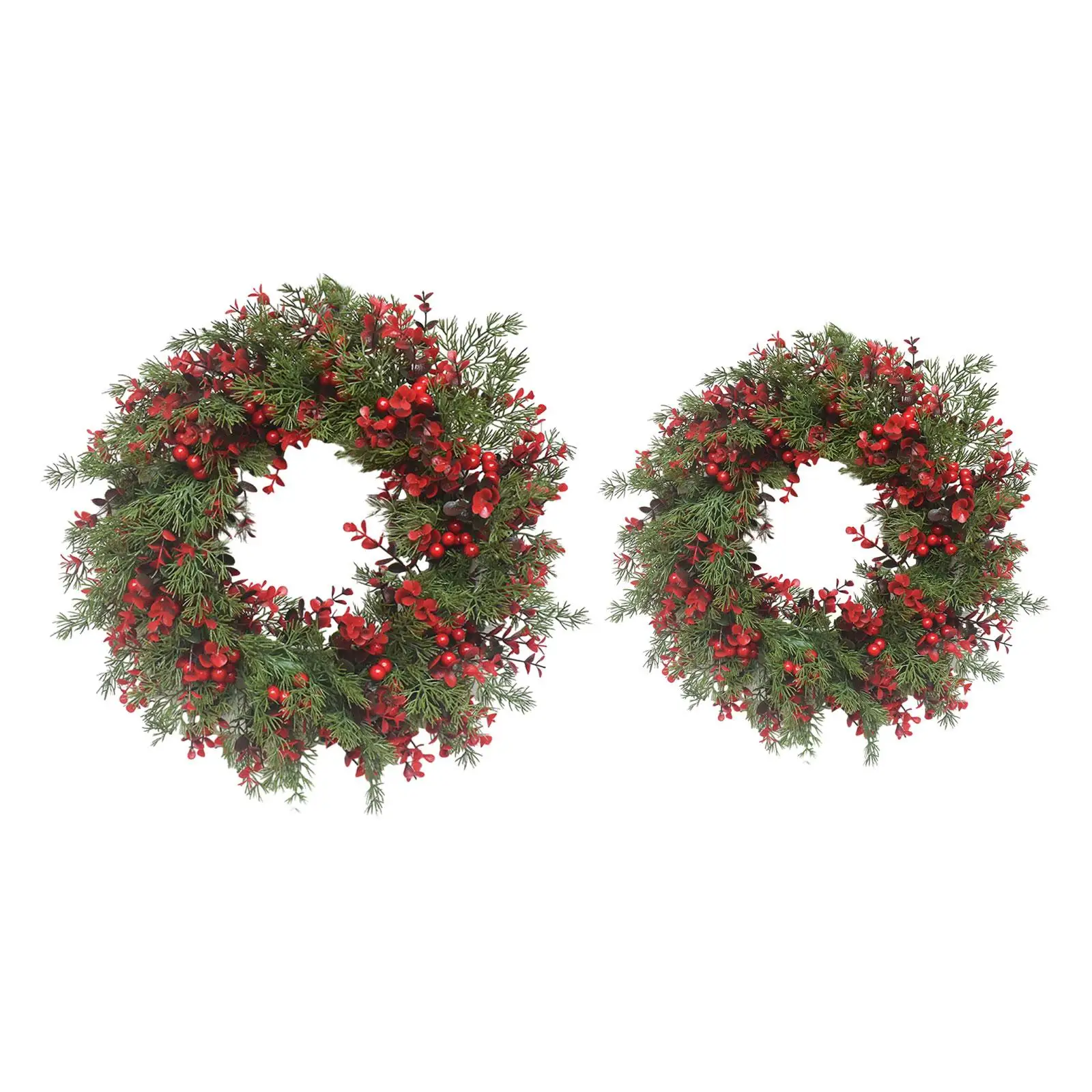 

Christmas Wreath Xmas Wreath Indoor Outdoor Holiday Garland Front Door Wreath