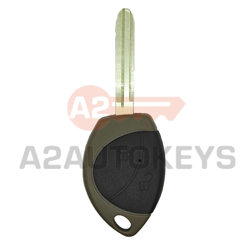 

A2AUTOKEYS Remote Key Shell 2 Buttons Fob Cover Replacemen Case For Malaysia Local Toyota TRUGUARD Alarm Cobra