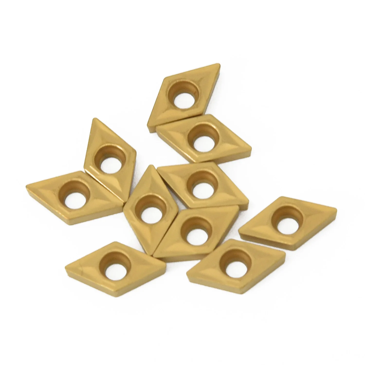 Carbide Carbide Inserts Gold Strong shock resistance Carbide Inserts High toughness Stainless steel Yellow Box