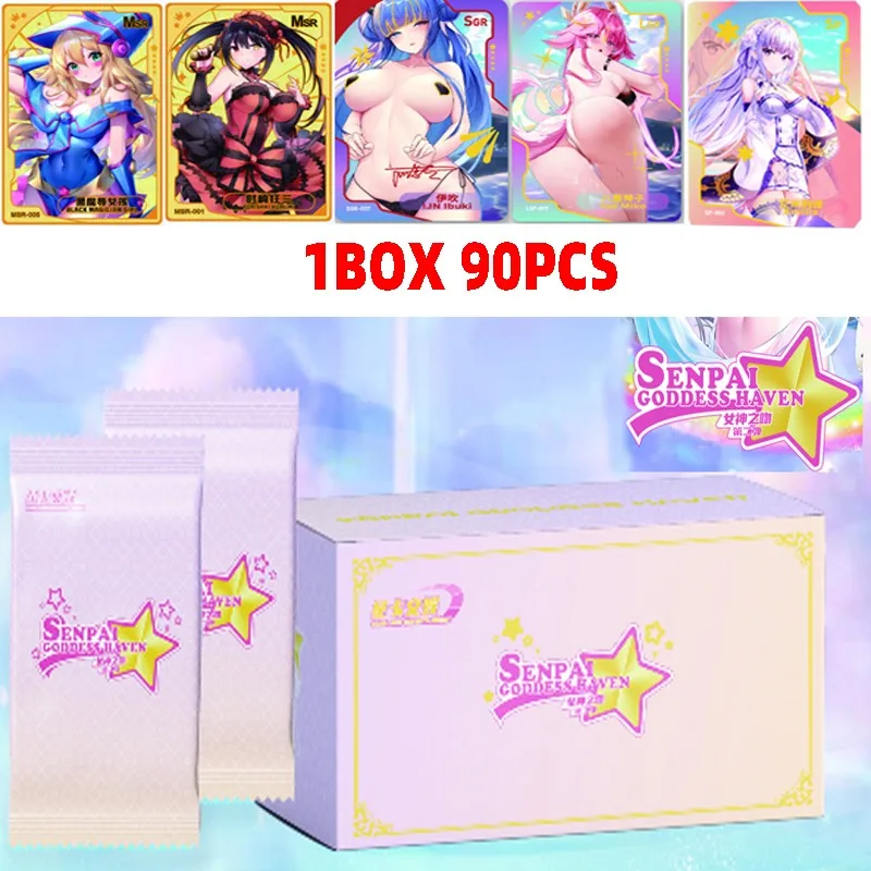 New Senpai 2 Goddess Haven Card Goddess Story  Cards Swimsuit Slr Lr Game Cards Table Toys And Hobbies Child Kids Birthday Gift