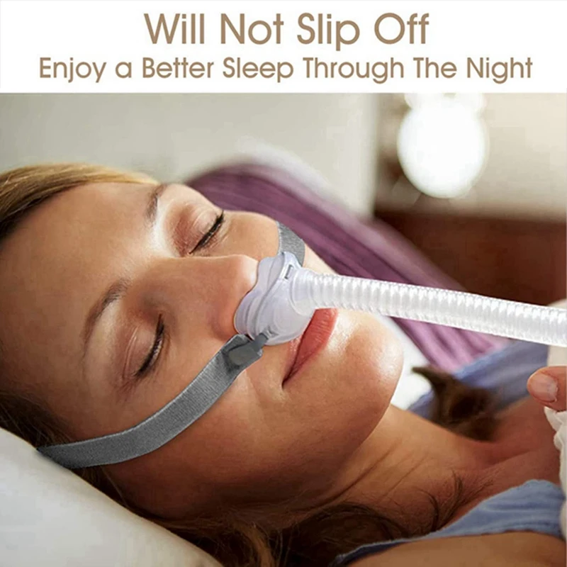 أغطية رأس بديلة للهواء المعاد P10 ، وسادة أنفية ، أحزمة قناع CPAP ، 6 مقاطع ضبط ، 3 ODM