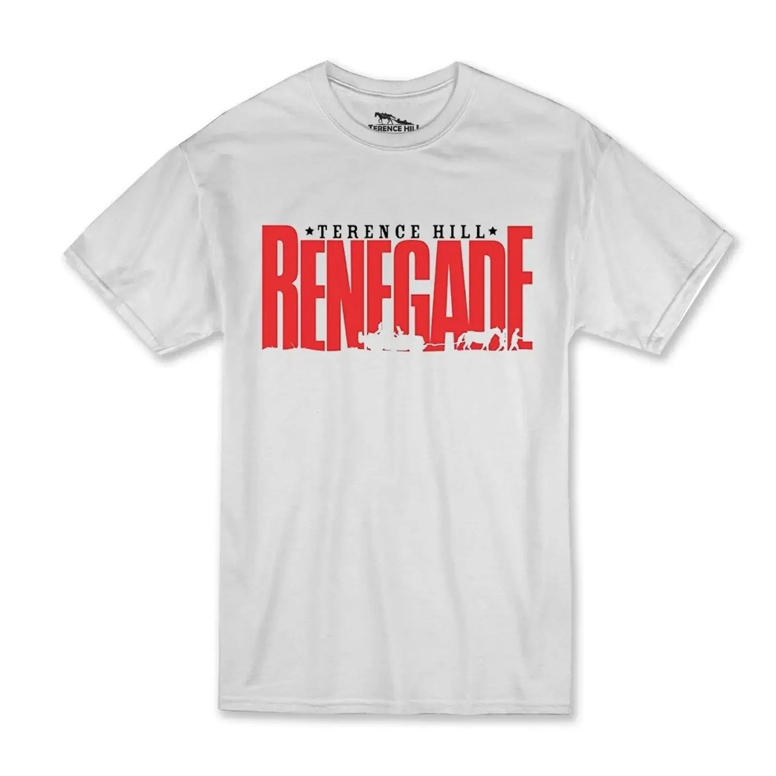 Camiseta Renegade Text weiss Terence Hill Renato Casaro Edition vintage, ropa de diseñador lavada, unisex, suave y cómoda