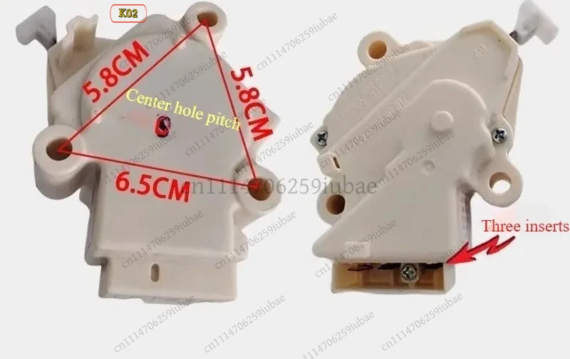 FC_ 1pc Washing Machine Drain Valve Motor XPQ-6A QC22-1, Tractor Dual-Stroke Water Pump Actuator Replacement Parts