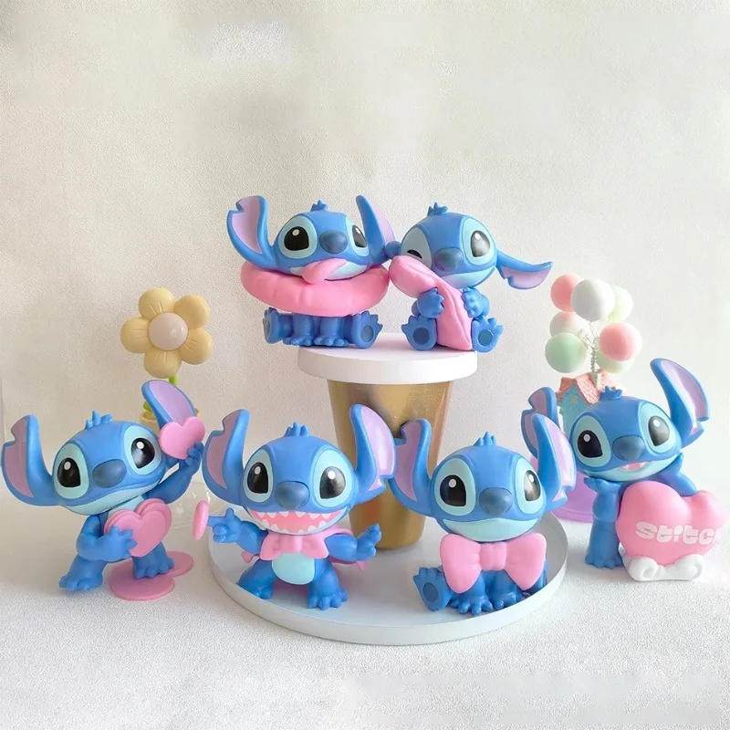 غرزة صندوق أعمى وردي دافئ تحصيل تمثال لعبة عصرية هدية عيد ميلاد يتدفقون دمية الديكور #3