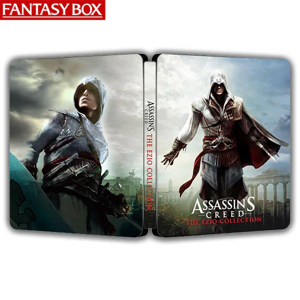 Assassin's Creed The Ezio Collection Remastered Edition Steelbook FantasyBox (Customization,Steel case,Game CD not included)