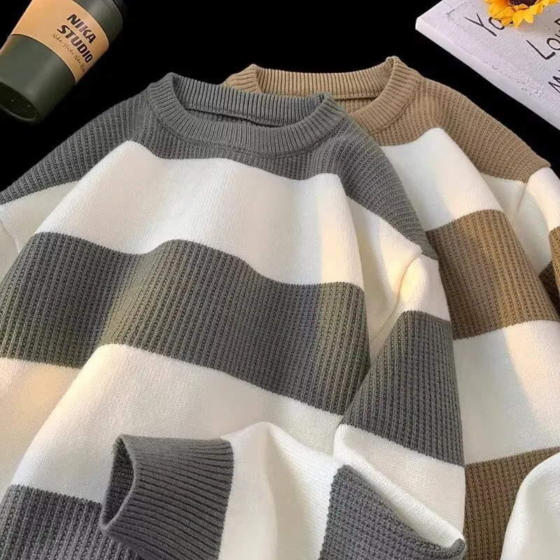 

ex Свитер большого размера Outlet Store Конец сезона Весна Осень Jaet Модный длинный све круглый пуловер Ne в полоску