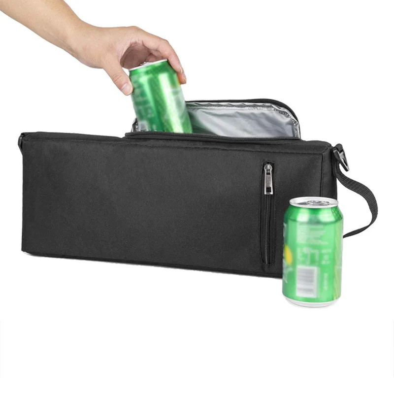 Portable Refrigerated Insulated Bag Wine beer Beverage Insulation Storage Box Shoulder Crossbody Tote Golf Picnic Keep Warm Pack