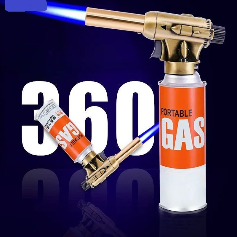 Welding Gas Burner Flame Gas Torch Flame Gun Blowtorch Cooking Soldering Butane AutoIgnition gas-Burner Lighter Heating