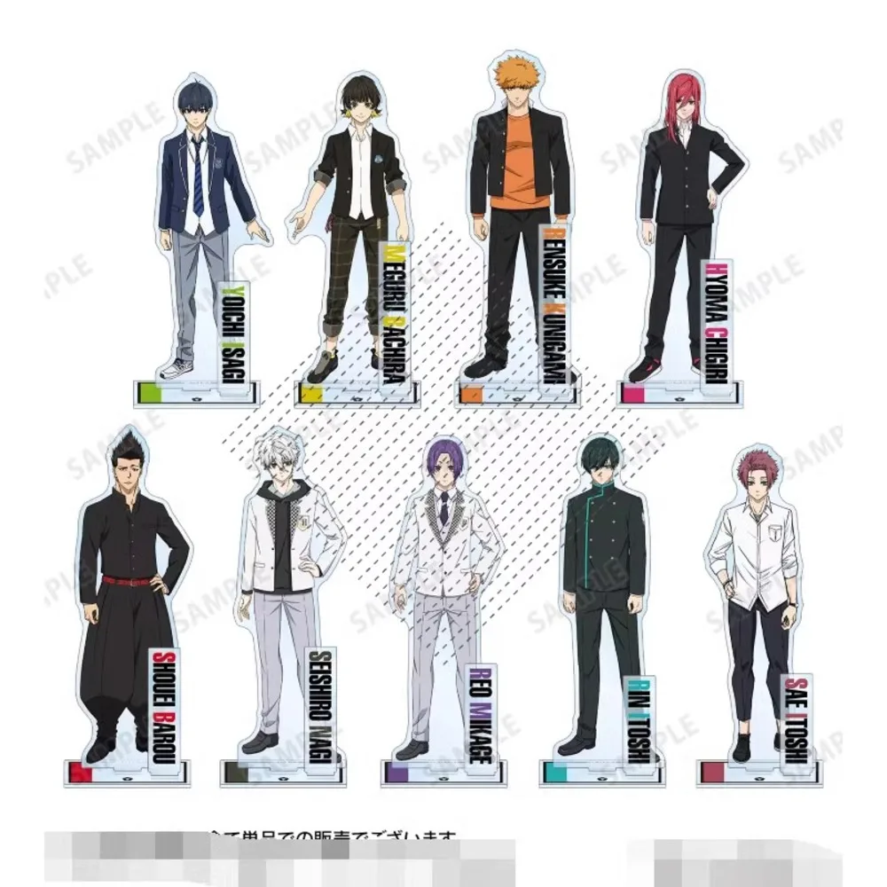 

Game Anime Chigiri Hyoma Bachira Meguru Nagi Seishiro Acrylic Stand Doll Figure Model Plate Cosplay Toy For Gift