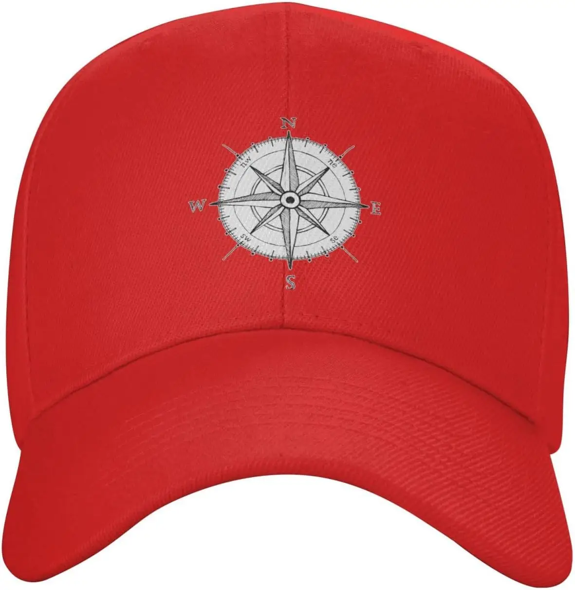 

Бейсбольная кепка из полиэстера с морским компасом, унисекс, повседневная регулируемая спортивная кепка на открытом воздухе
