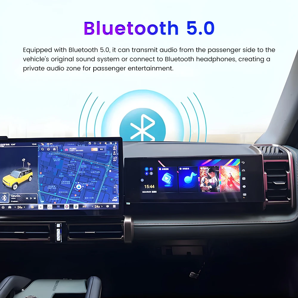 شاشة ترفيهية مساعد الطيار 12.3 بوصة لشيري ICAR-03 2024 CarPlay نظام أندرويد للسيارة نظام ملاحة GPS مشغل وسائط متعددة #4