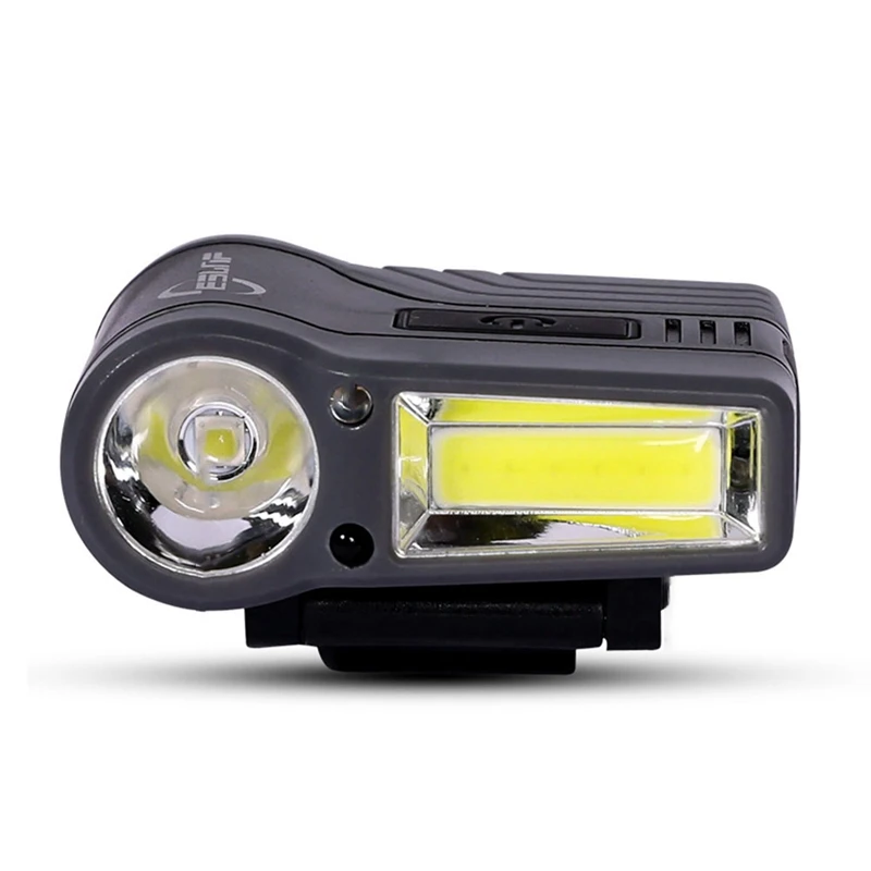 Lámpara LED de inducción Cob para pesca al aire libre, luz de cabeza reflectora con Clip, impermeable, con Sensor de Clip para la tapa de la lengua del pato