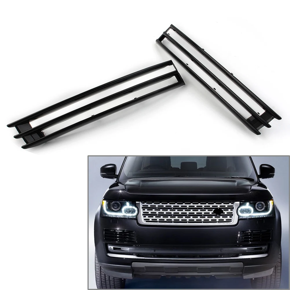 2Pcs Car Front Bumper Grilles For Land Rover Range Rover L405 2013 2015 2016 2017 2017 ABS Plastic