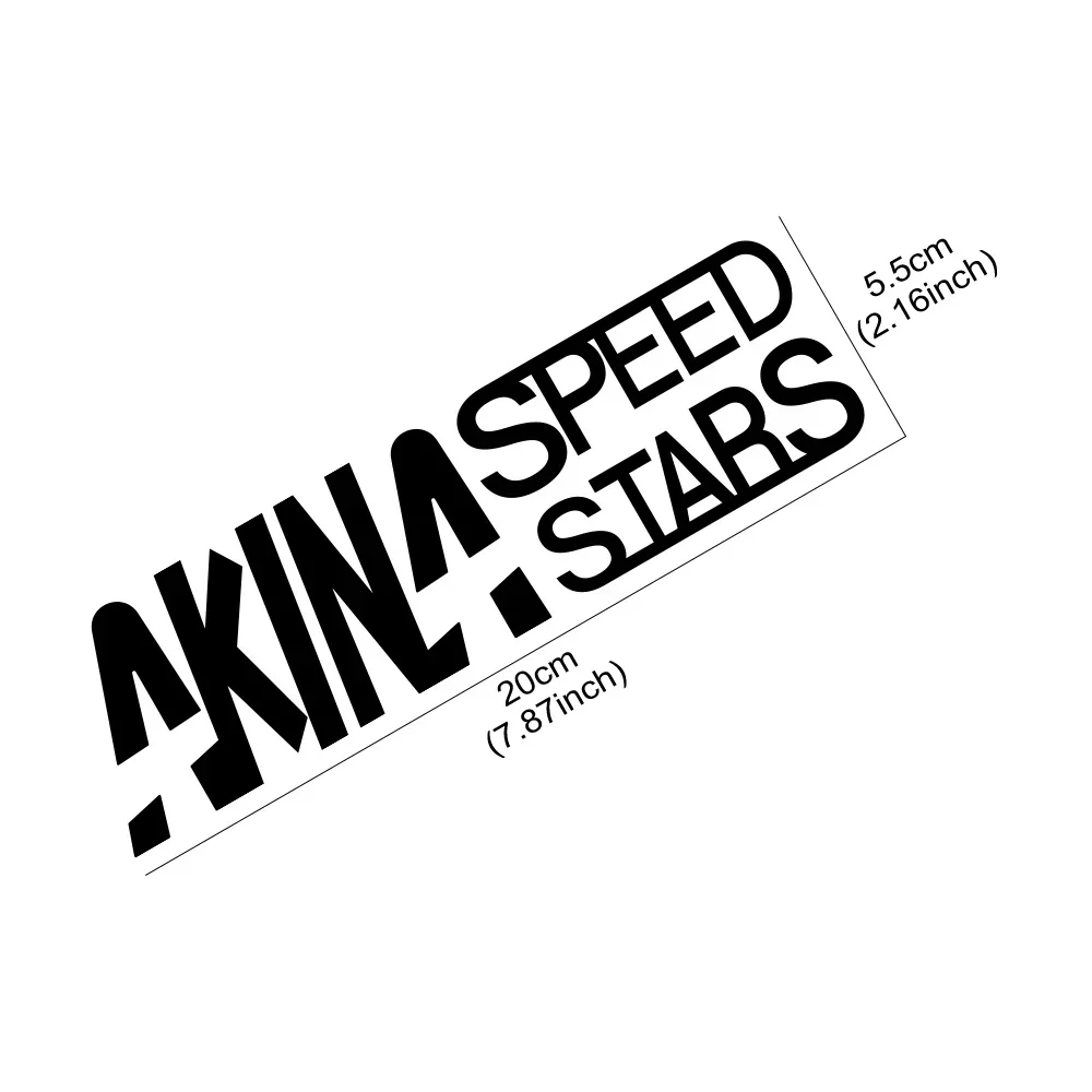 Akina Speed Stars JDM Car Vinyl Decal,  Mountain Drift Racing Waterproof Exterior Window Sticker view 6