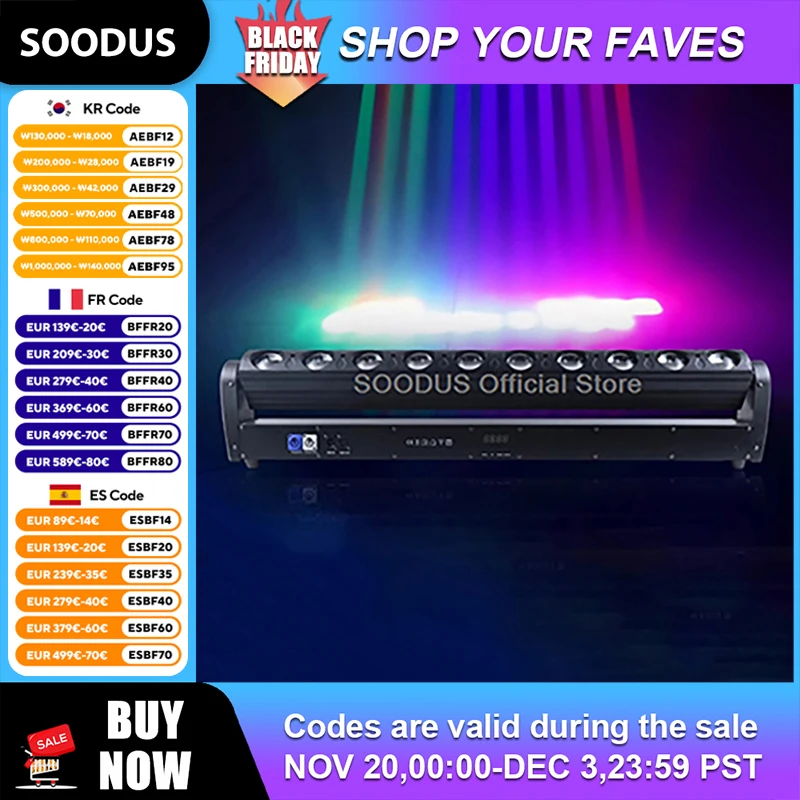 

10 × 40 Вт луч движущиеся головные фонари DMX512 звуковая активация сценический свет светодиодный стробоскопический свет для DJ Party Entertainment Venues KTV