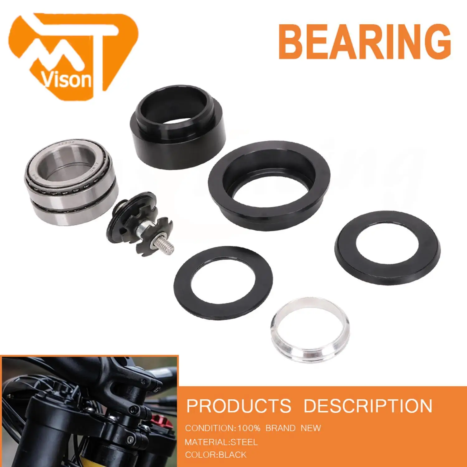 Motorcycle Parts Head Bearings Steering For Surron Sur-Ron Lightbee Light Bee X S Off-Road Electric Vehicle