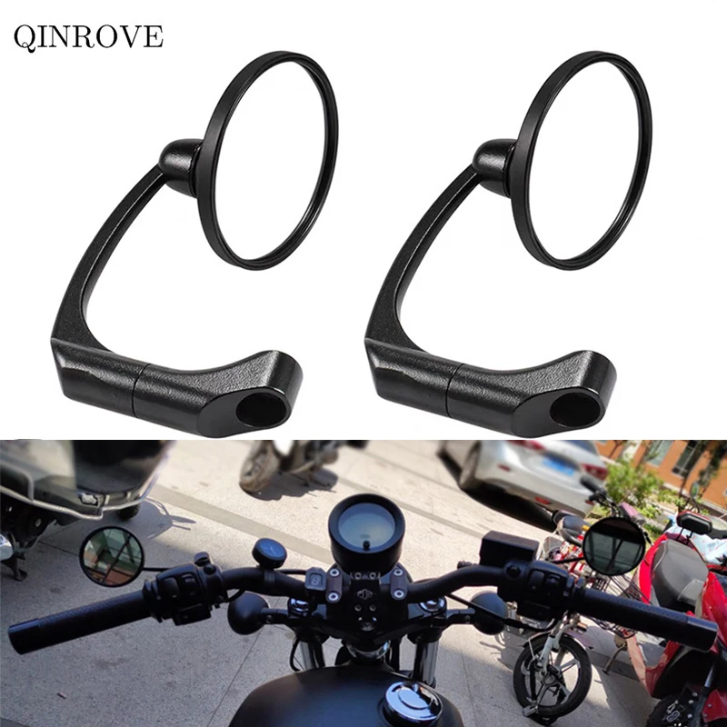 

8/10MM Motorcycle Rearview Mirror Iron ABS Mirror Universal For Triumph Street Triple 675 765 Tiger 1050 Aprilia SR50 Pegaso 650