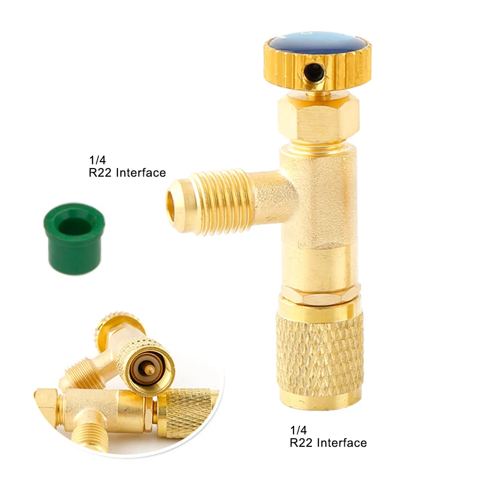 Hot Sale Air Conditioning Refrigerant Safety Valve R410A R22 1/4 