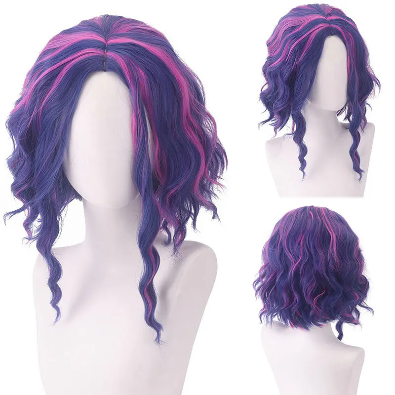 Synthetic Cosplay Wig Anime Costume Wig Party Hair Long Straight Synthetic Fiber Wig Roleplay Festival Accessory for Animation