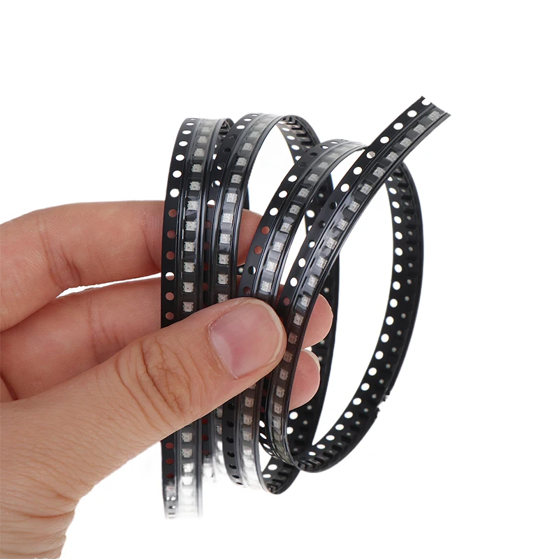 200Pcs WS2812 2020 LED Chip 4Pins Mini White PCB Addressable Digital RGB Full Color LED Chip DC5V For LED Strip Screen