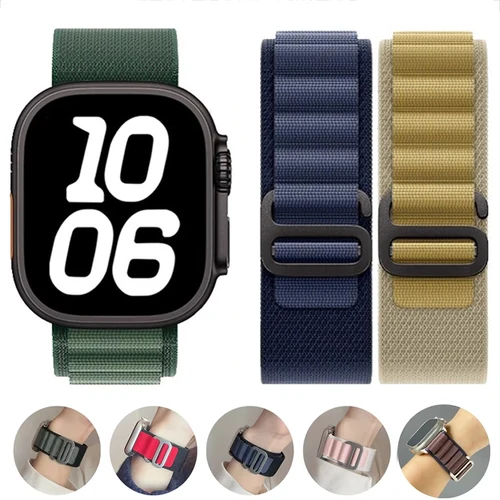 Imagen 2 del producto Alpine Loop para apple watch band ultra2 49mm 40-44mm 45mm 41mm 38mm G-hook correa deportiva iwatch Series 9 8 7 6 SE 5 4 10 46mm 42mm