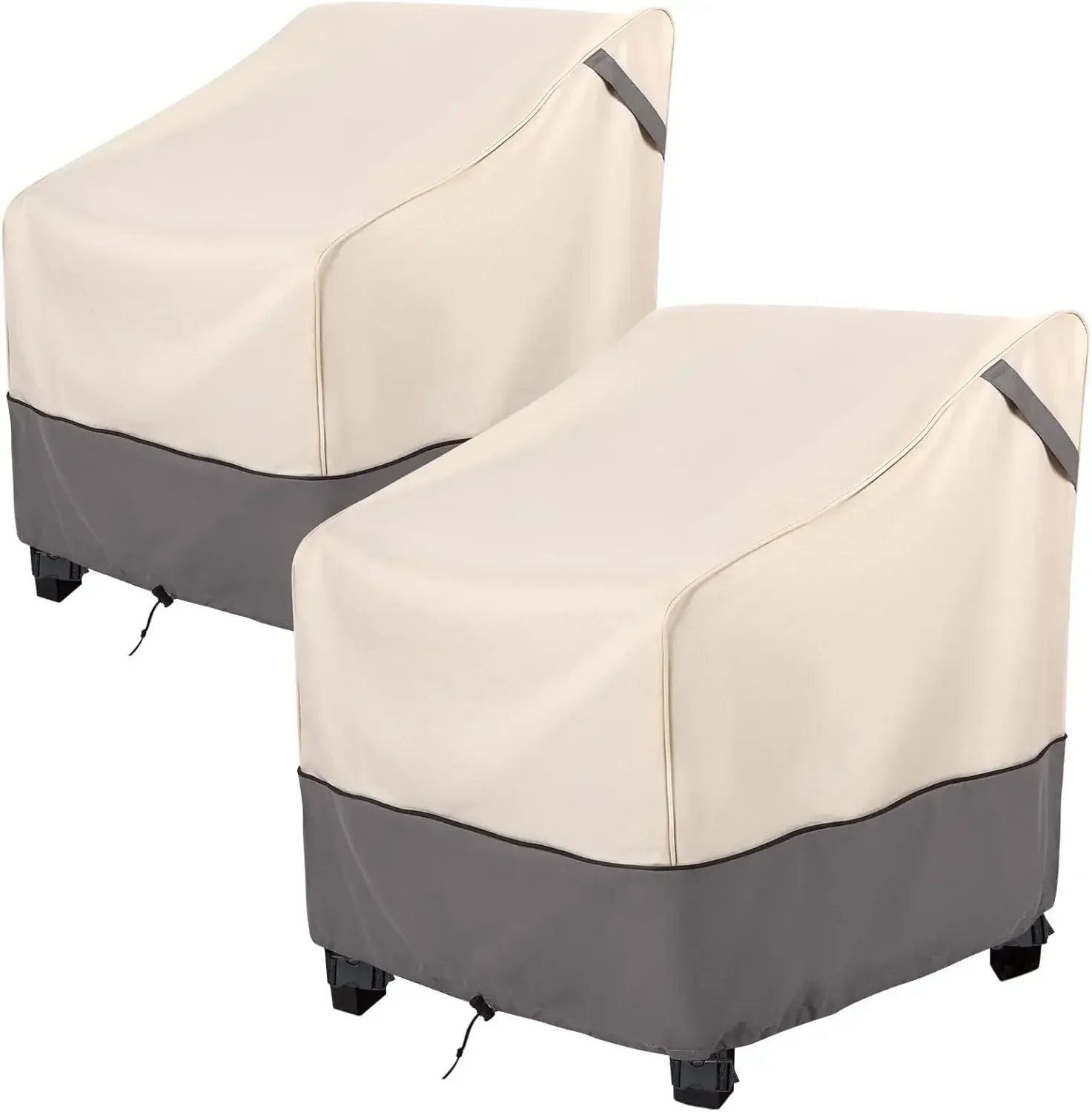 

Patio Furniture Covers Waterproof, Outdoor Chair Covers 2 Pack Clearance, Lawn Deep Seat Cover, Fits up to 32W × 37D × 36H