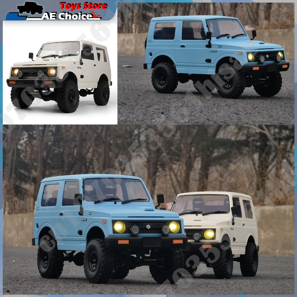 WPL C74 1/10 RC Car Jimny Warrior JA11 Samochód zdalnie sterowany 4WD 2.4G Symulacja gąsienicy Zdalnie sterowany samochód drogowy dla chłopca Zabawka