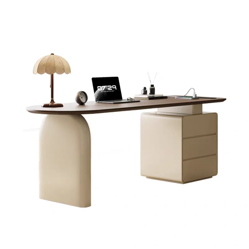 

Desk Luxury Modern Home Study Computer Desk Designer Advanced Solid Wood Desk