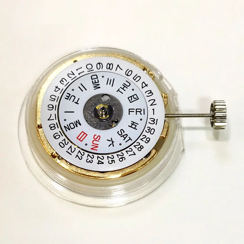 Automatic Watch Movement Parts Mechanical Watch Movement NH36 Movement Replace Parts Accessories Self-Winding Dual Calendar New