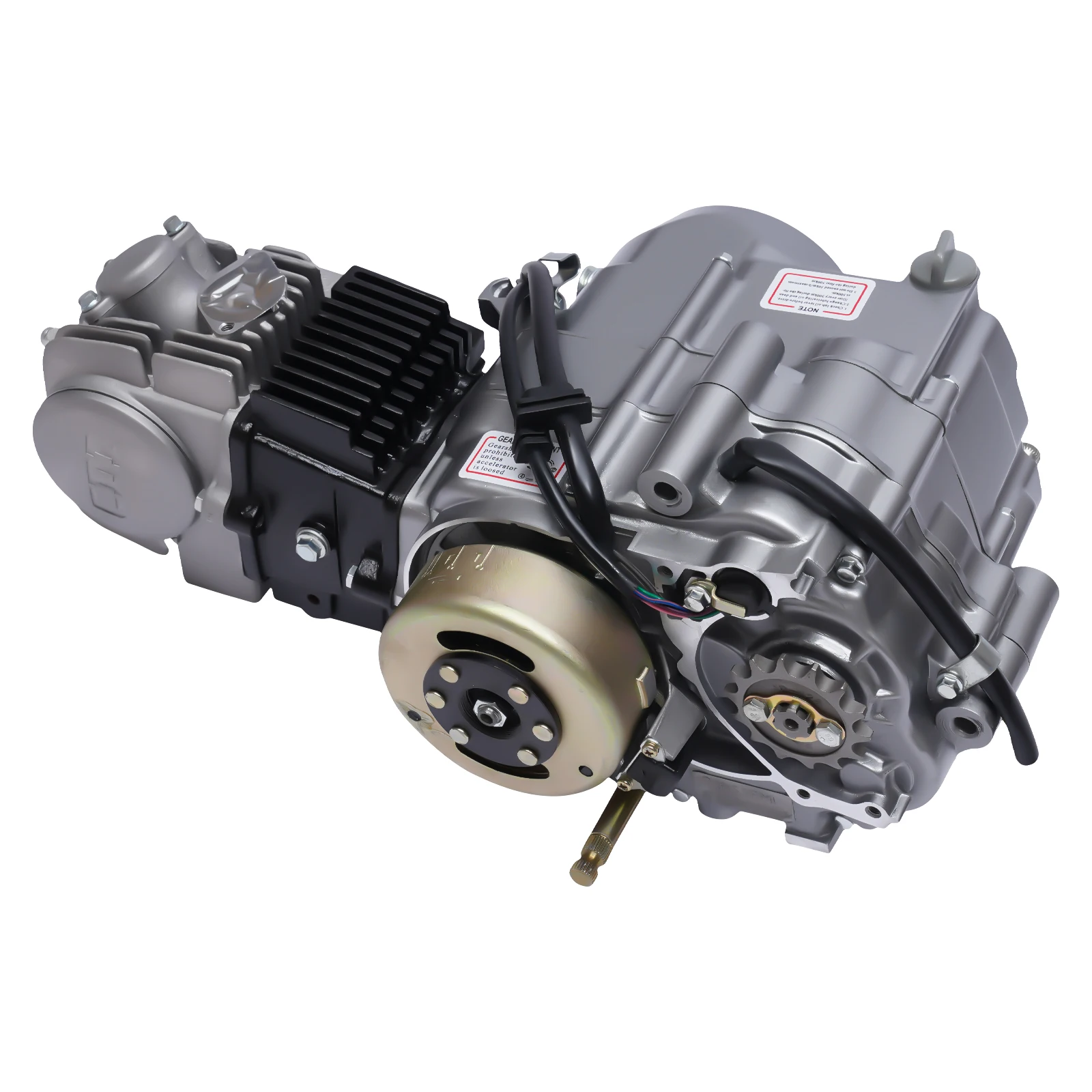 125 CC 4-Stroke Kick Start Engine Motorcycle Dirt Bike Motor for HONDA 4-Speed Powerful Engine Large Fuel Tank CDI Ignition image 4