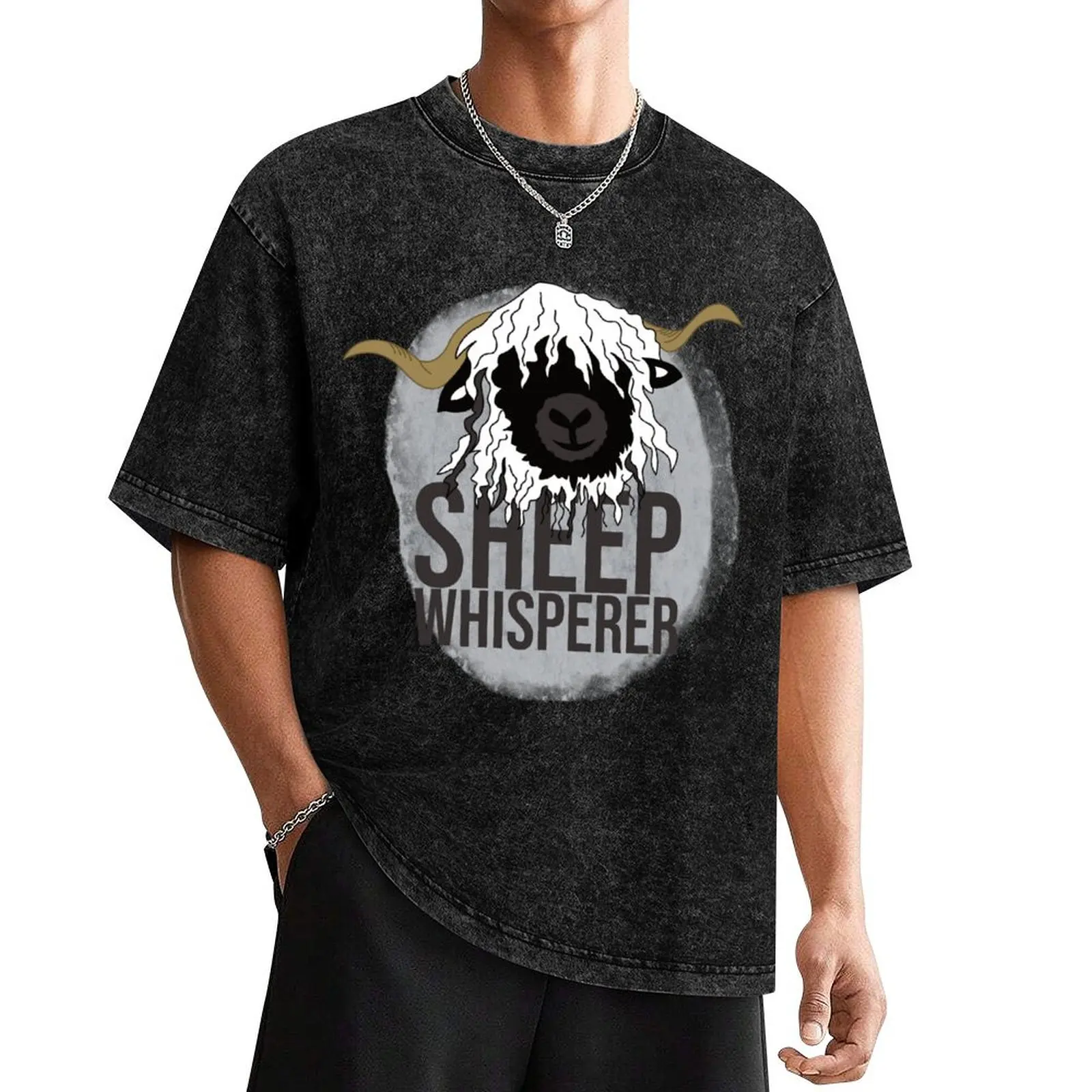 

Sheep Whisperer T-Shirt baggy shirts vintage fashion shirts cotton man t-shirts slim fit t shirts for men