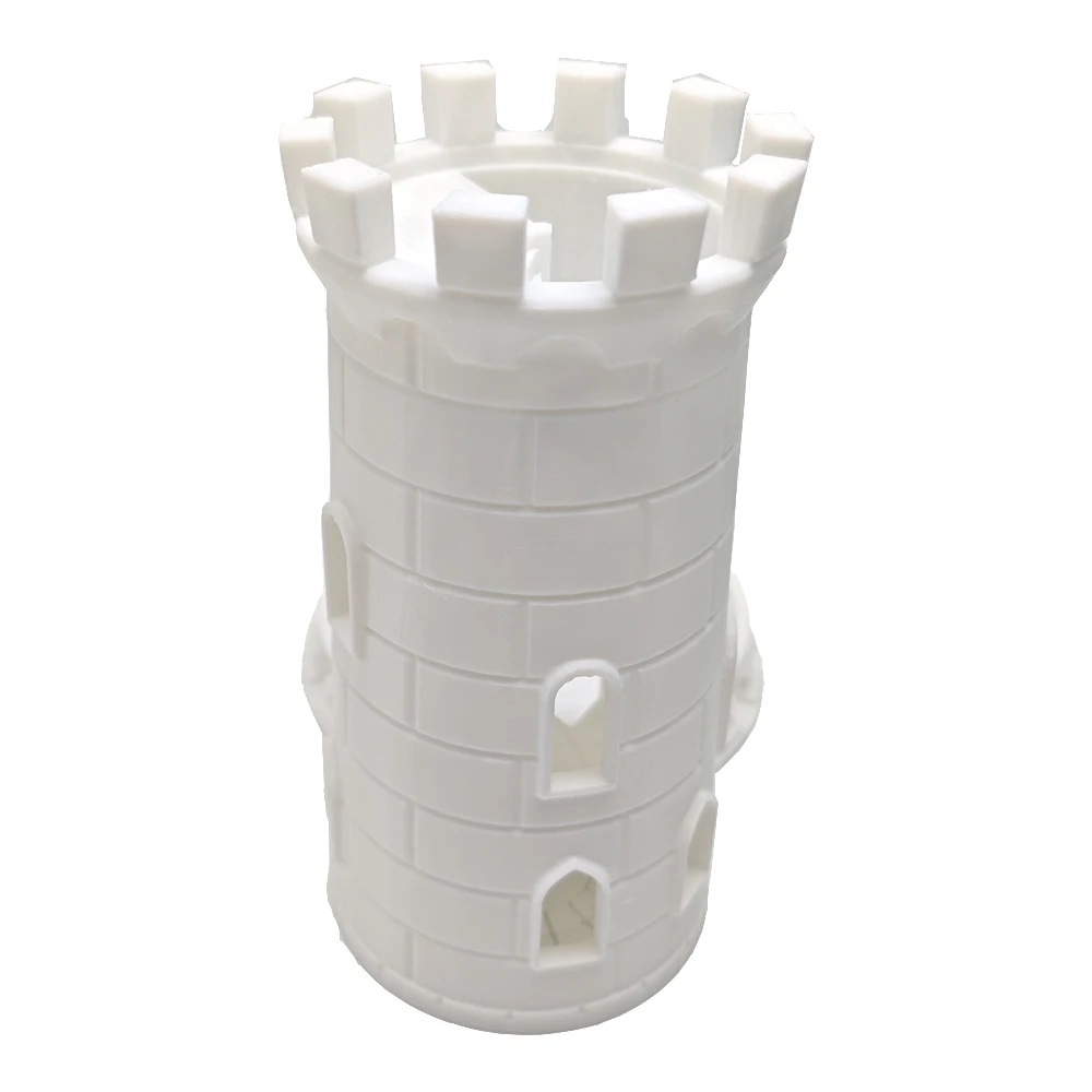 DND Medieval Dice Tower Twister Accessory for Role Playing Board Games Tabletop Rolling Castle Tray