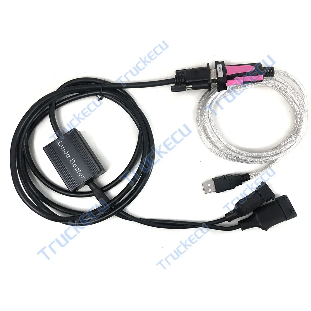 for linde truck doctor diagnstic program forklift reach truck diagnosis doctor cable 4 pin 6 pin connector