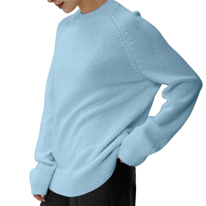 Women's Sweater All Season Loose Fit Solid Color Casual Fashion Daily Commute Dating Holiday Streetwear