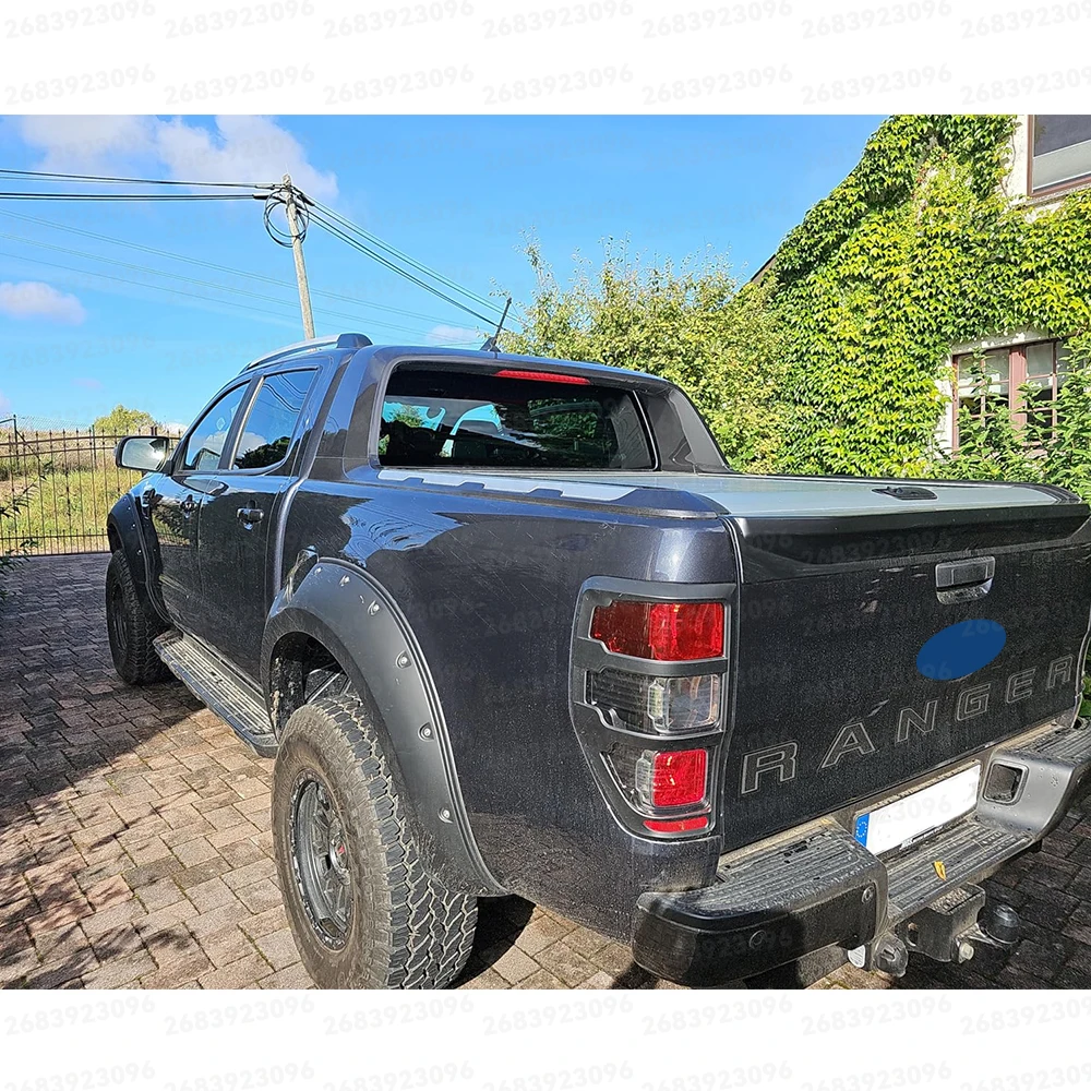 Heckklappe Zierleiste Schutzabdeckung für Ford Ranger 2012-2022 WILDTRAK Raptor XS XL XLT Auto-Styling Autozubehör – Detail 6