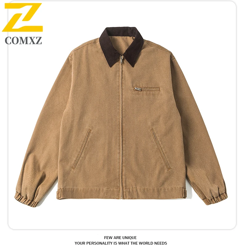 Denim Jacket Male 2025 New Autumn Vintage Casual Adventure Versatile Jackets Fashion Streetwear Wear Resistant Outerwear