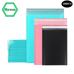 Hysen Pink Bubble Mailer 100Pcs pacchetto di consegna imballaggio sacchetti di spedizione per buste imbottite a bolle aziendali per sacchetti regalo di posta