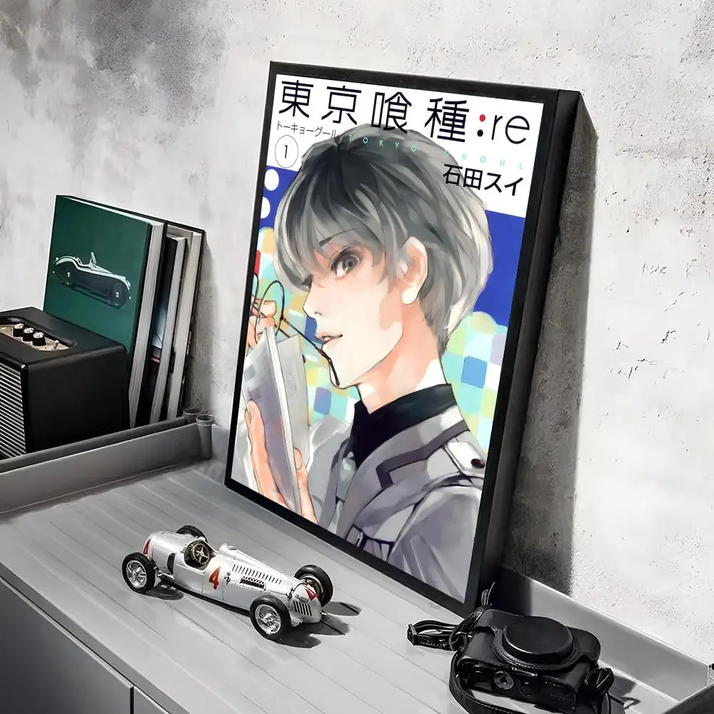 T-Tokyo Ghoul Anime-Poster-Aufkleber, HD-Gemälde, selbstklebende Kunst für Schlafzimmer, Wohnzimmer, Heimdekoration, moderne Wandaufkleber, Geschenk – Detail 22