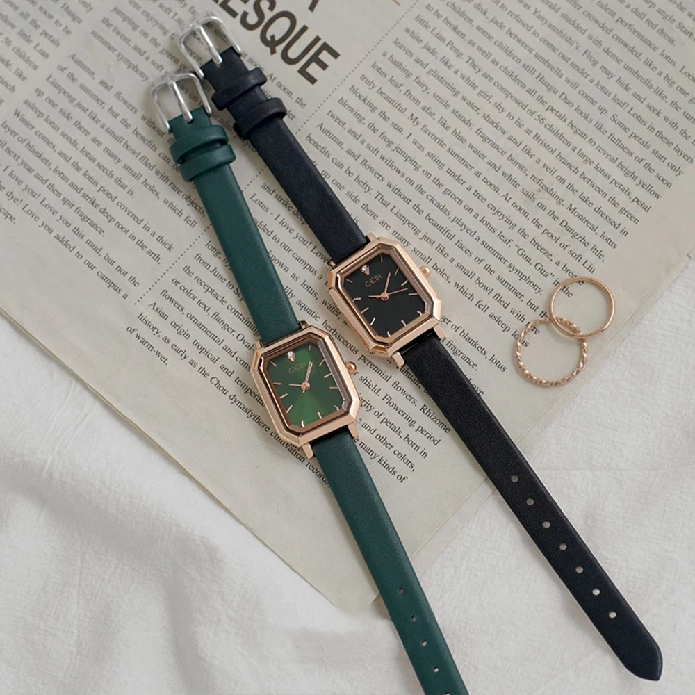 Fashion style minimalist luxury all in one belt with quartz women's watch for women‘s girl party gift jewlry wholesale