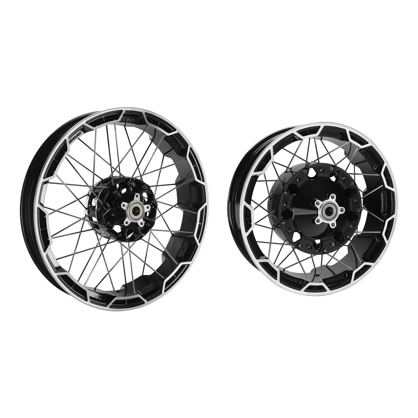 

Motorcycle 21'' Front 18'' Rear Spoke Wheel Rim Fit For Harley Touring ABS 2022-2025 2024