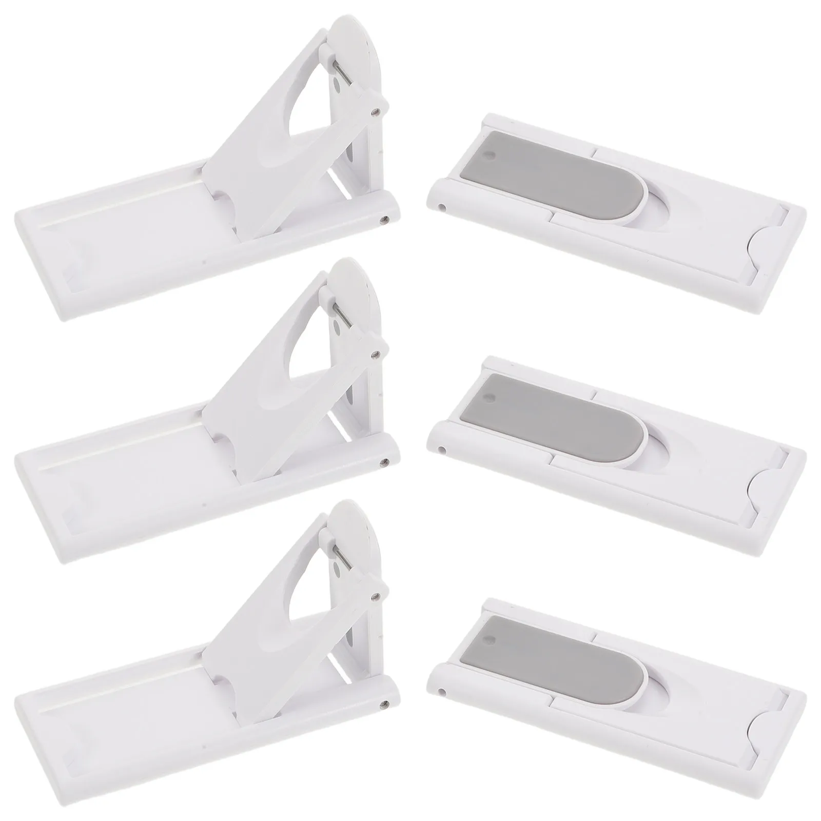 

6Pcs Sliding Door Lock Child Safety Quiet Push Baby Proof Locks for Sliding Patio Glass Closet Wardrobe Door Security Latch