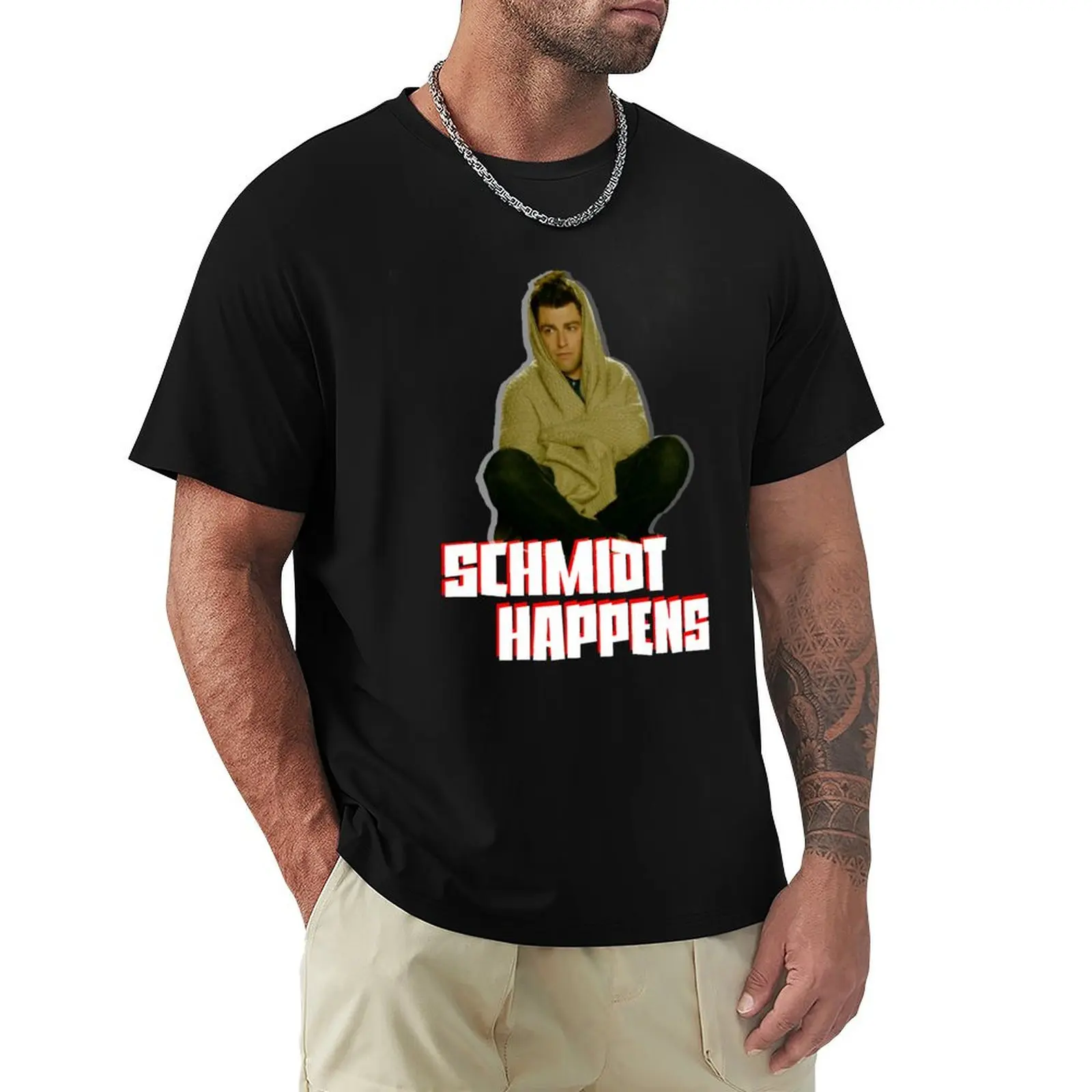 Schmidt Happens T-Shirt Fashion Letter Print T-Shirt