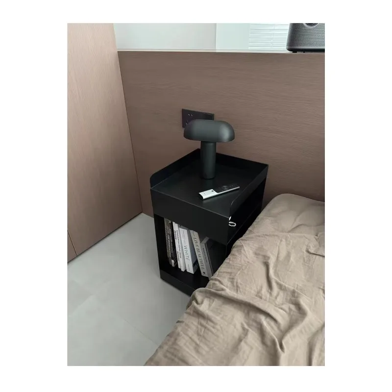 Nordic Modern Corner Side Table Simple Small Metal Coffee Bedside Table Removable Feature for Living Room Bedroom Nightstands