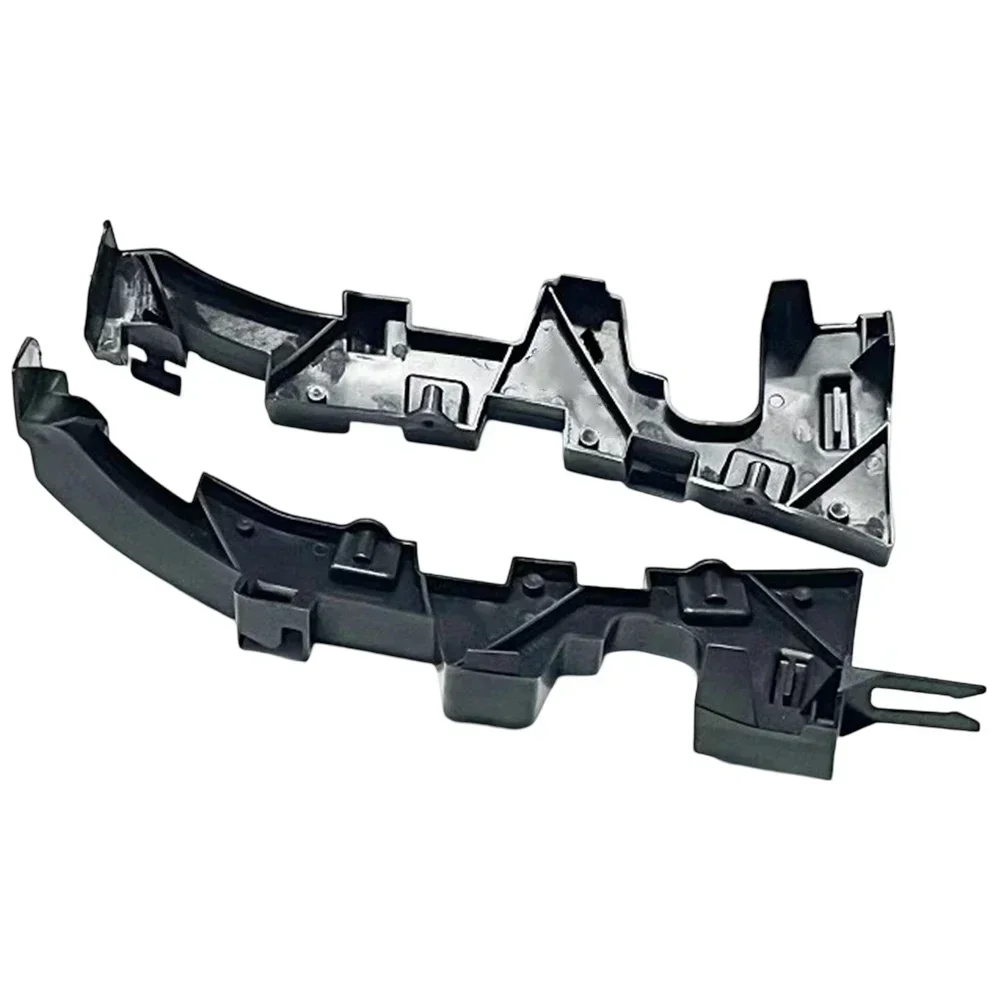 

2pcs Car Front Bumper Bracket Left And Right Pair OEM Number:80A807278,80A807277 For Q5 2017+ Wear-resistant ABS Black Accessori
