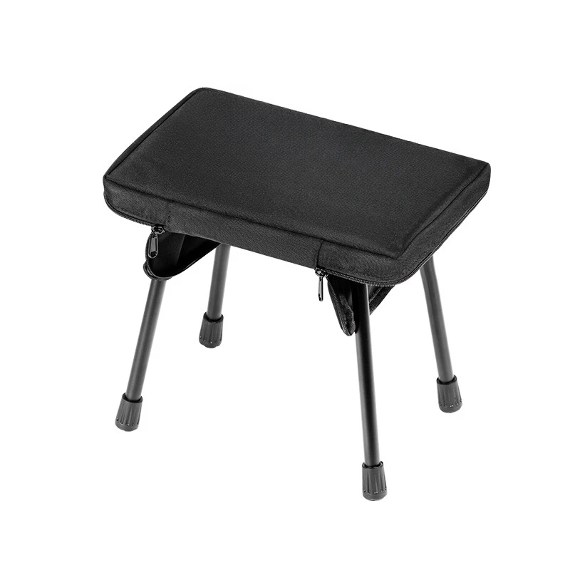 Taburete táctico de caballo pequeño para acampar al aire libre, taburete pequeño ligero portátil Maza