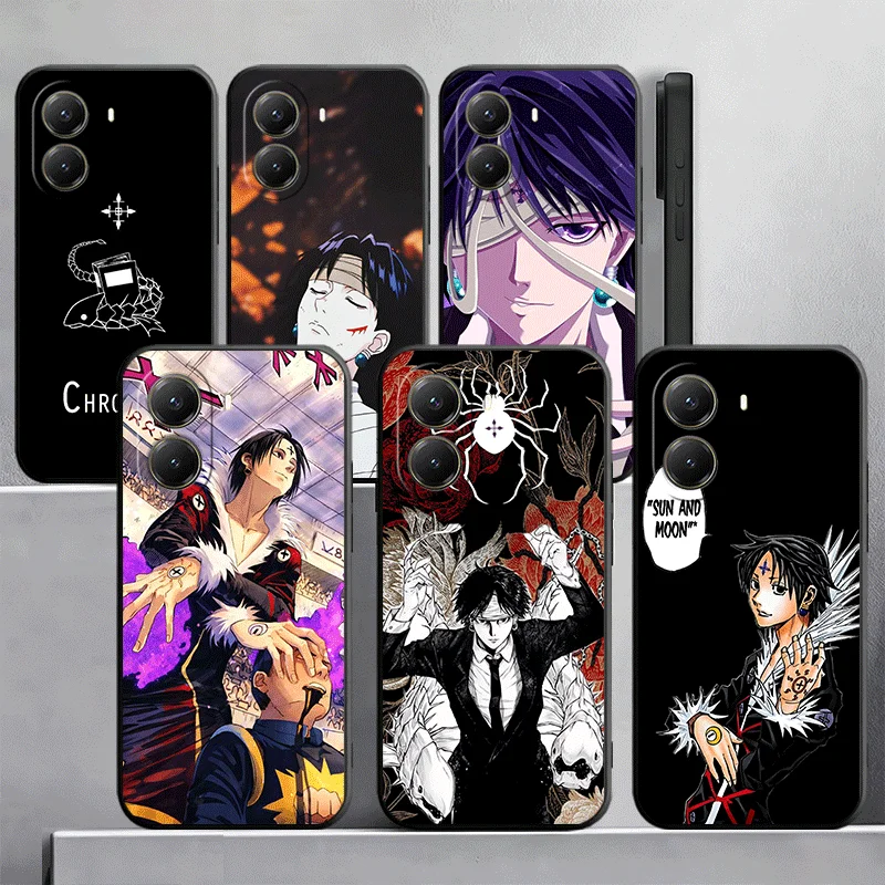 Hunter X-Hunters Chrollo Phone Case For Xiaomi Poco X7 X8 Pro Max M8 M7 X6 X5 X4 Gt X3 Nfc M6 F8 Ultra F7 F6 Pattern Cover X7 X8