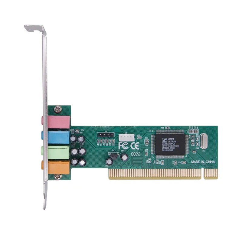 Digital Sound Card PC Built-in PCI-E 8738 Stereo  5-channel Expansion Card T3EB